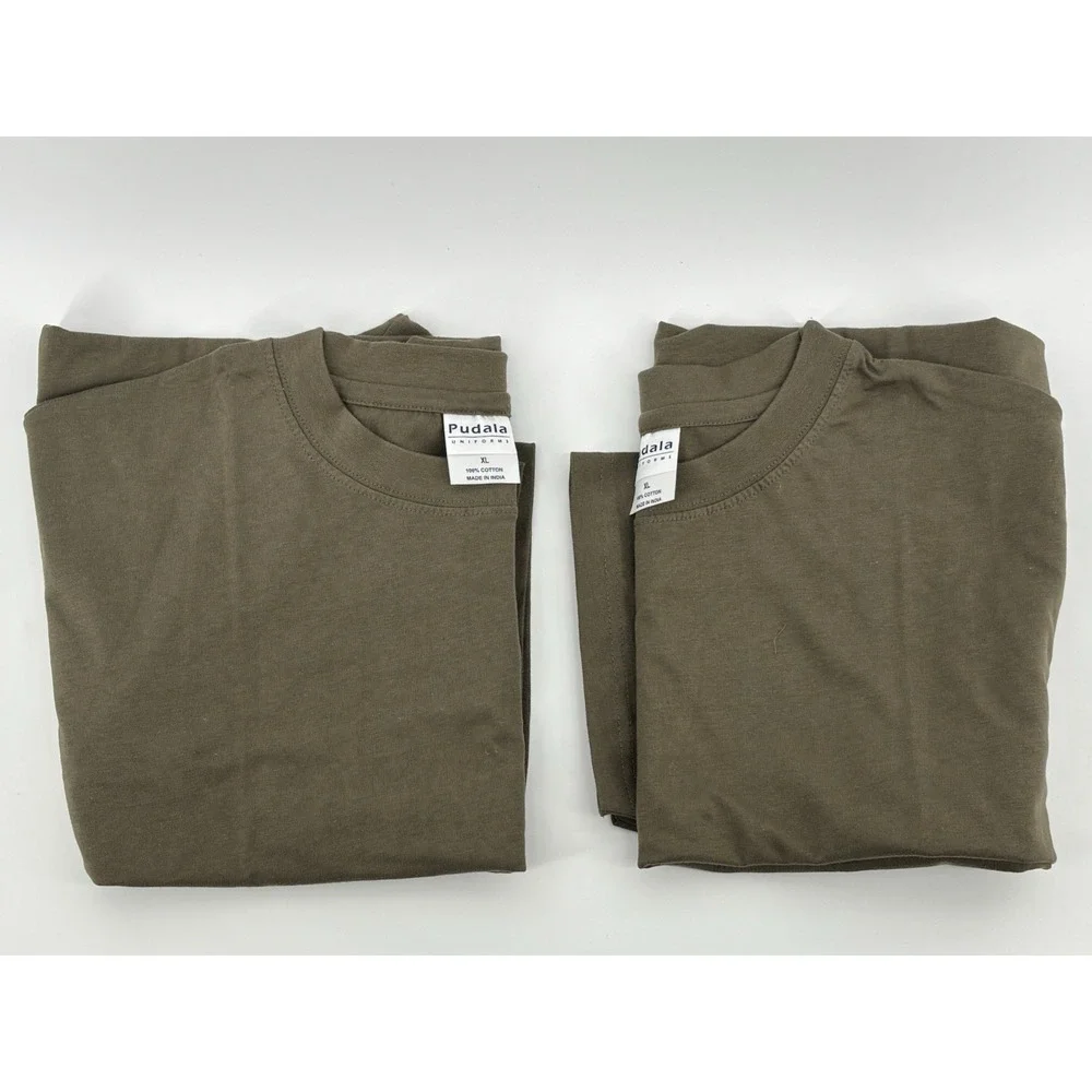Pudala Uniforms USMC MARPAT Military Undershirt Coyote Brown Men XL Lot of 2